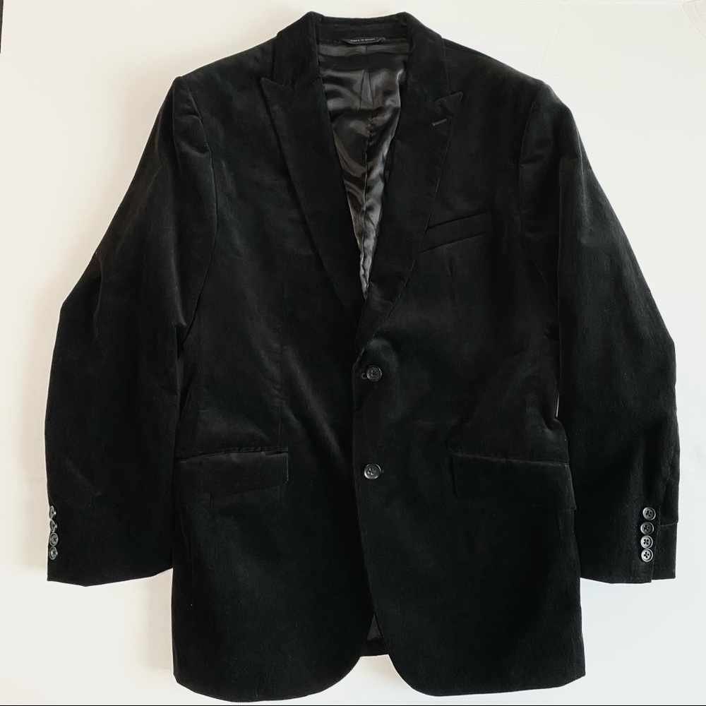 Banana Republic Corduroy Tailored Fit Blazer / Smoking Jacket - Picture 4 of 16